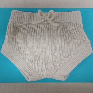 GRAYSON COLLECTIVE Cozy Cream Knit Baby Bloomers  12M